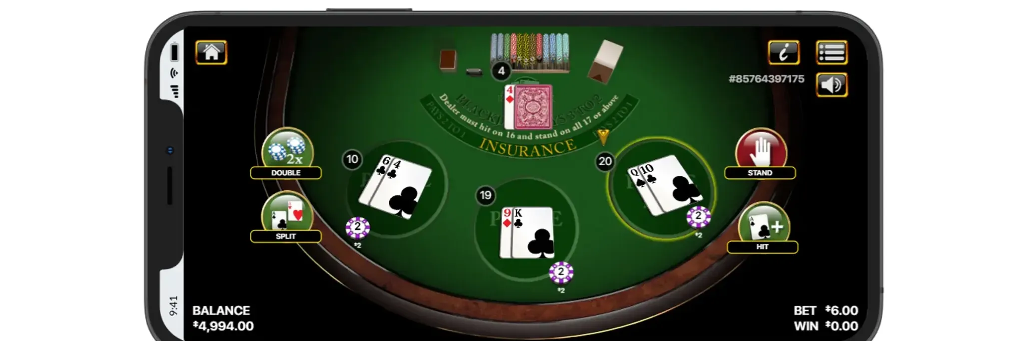 Gra w blackjacka przez internet