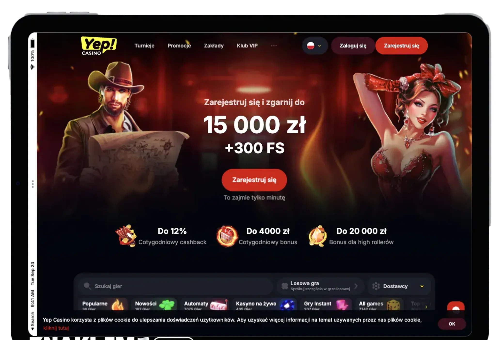 Prezentacja YEP Casino