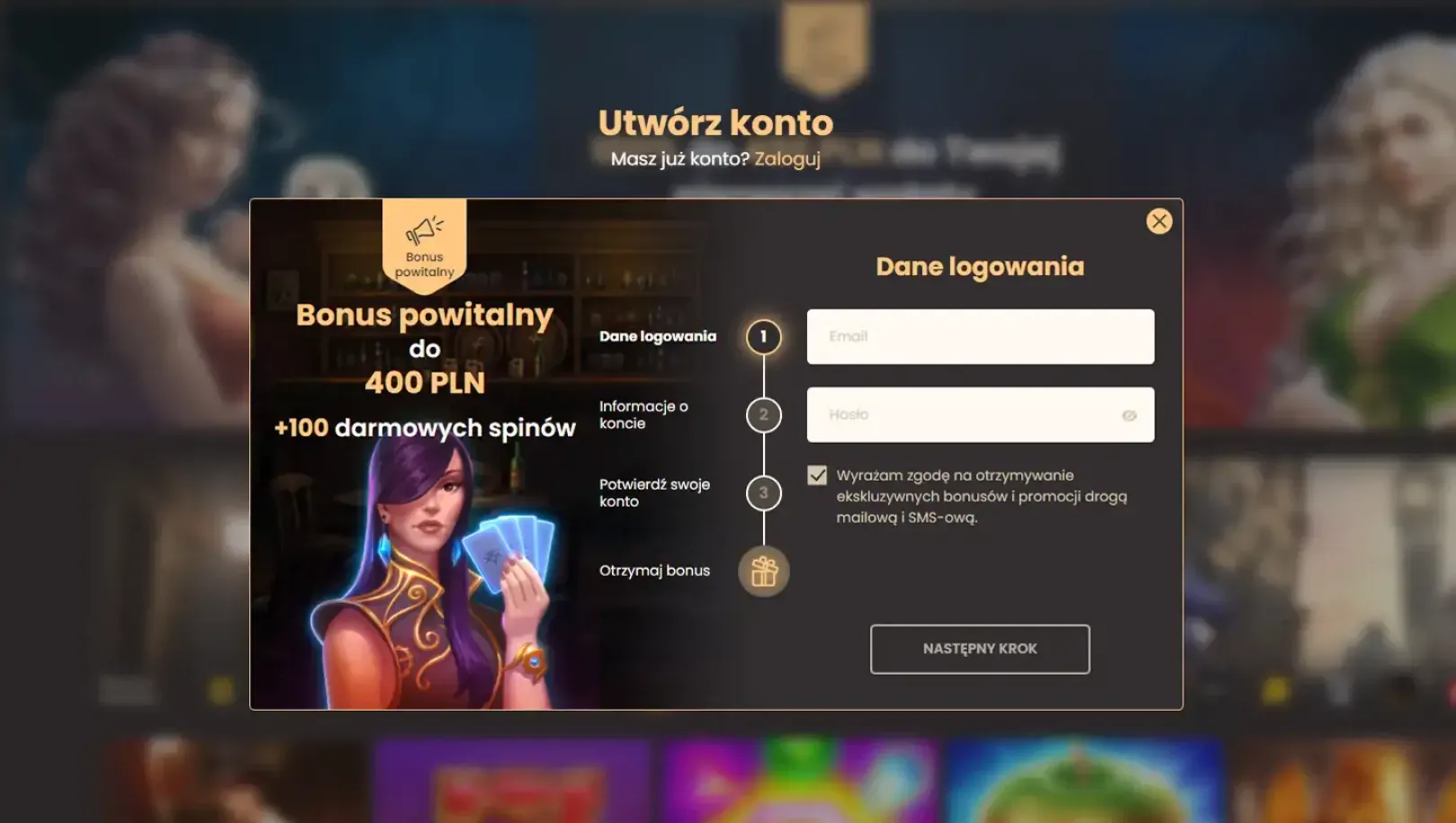 Jak przebiega rejestracja w Casino National?