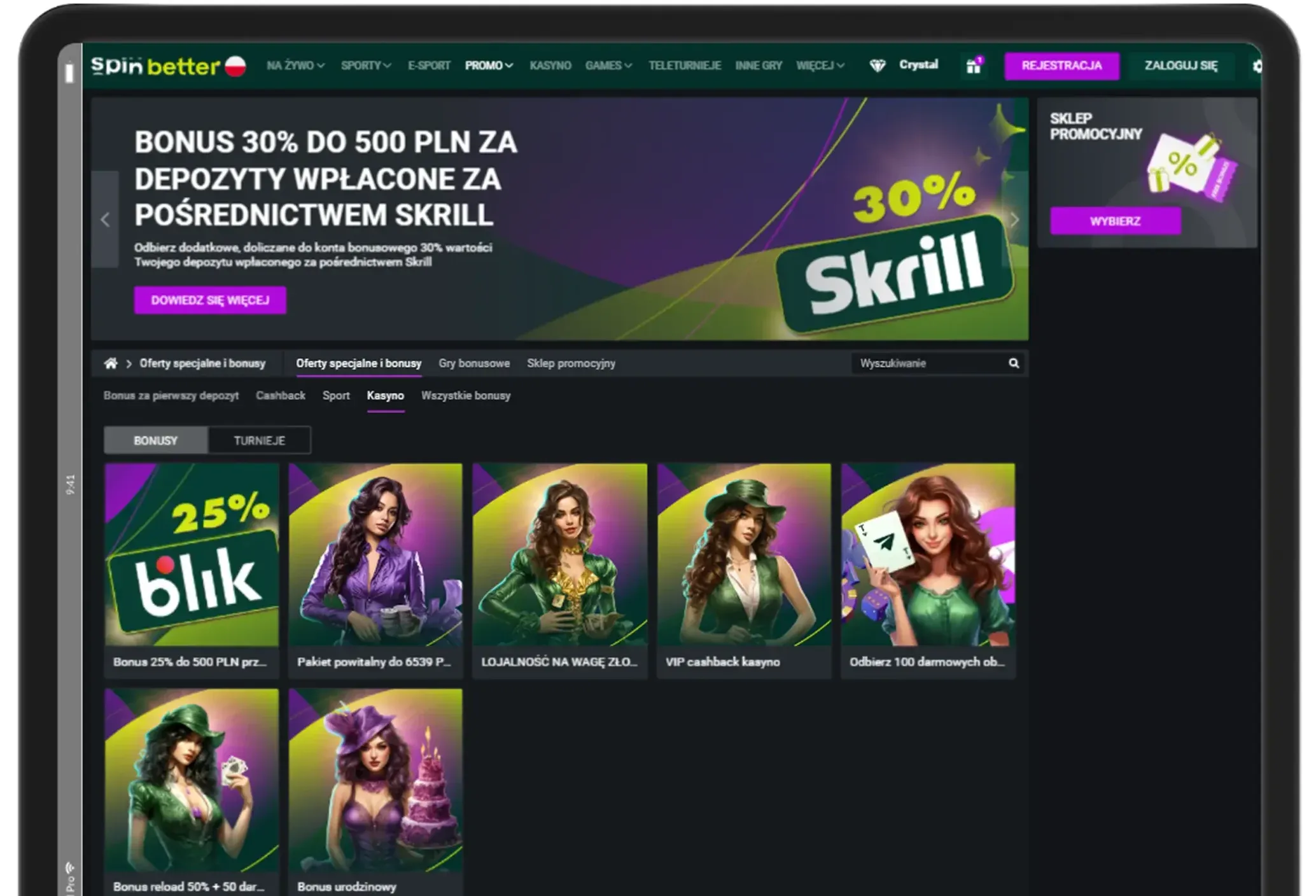 Kasynowe oferty promocyjne